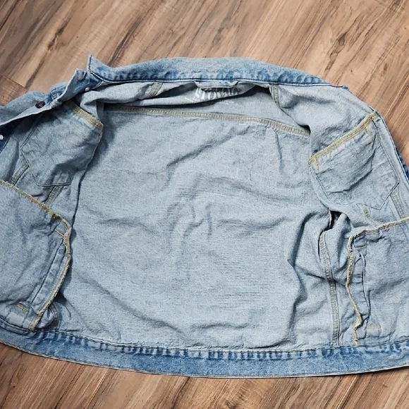 Rolling Stones Unisexual Blue Denim Jacket By Bravado Medium - Picture 9 of 9